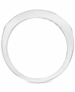 EFFY Collection Gemstone Bridal By EFFY® Sapphire (5/8 Ct. T.w.) & Diamond (1/4 Ct. T.w.) Band In 18k White Gold -rings shop 10284967 fpx