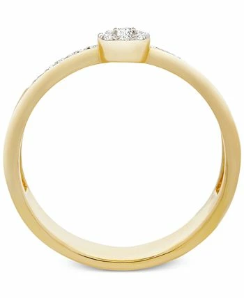 Wrapped Diamond Cluster Double Ring (1/6 Ct. T.w.) In 14k Gold, Created For Macy's 5 Wrapped Diamond Cluster Double Ring (1/6 Ct. T.w.) In 14k Gold, Created For Macy's - Image 5