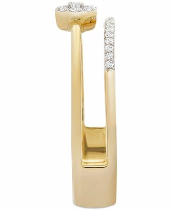 Wrapped Diamond Cluster Double Ring (1/6 Ct. T.w.) In 14k Gold, Created For Macy's 6 Wrapped Diamond Cluster Double Ring (1/6 Ct. T.w.) In 14k Gold, Created For Macy's - Image 6