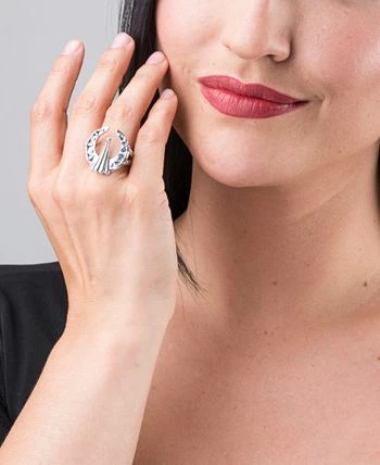 American West Fritz Casuse Naja Ring In Sterling Silver 3 American West Fritz Casuse Naja Ring In Sterling Silver - Image 3