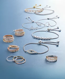 Wrapped Diamond Tricolor Triple Band Ring (1/4 Ct. T.w.) In 14k Gold, White & Rose Gold, Created For Macy's 10 Wrapped Diamond Tricolor Triple Band Ring (1/4 Ct. T.w.) In 14k Gold, White & Rose Gold, Created For Macy's -rings shop 12304745 fpx