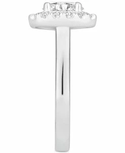 Macy's Diamond Oval Halo Engagement Ring (1 Ct. T.w.) In 14k White, Yellow Or Rose Gold -rings shop 12875376 fpx