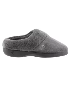 Isotoner Signature Women's Micro Terry Sport Hoodback Slippers -rings shop 13790905 fpx