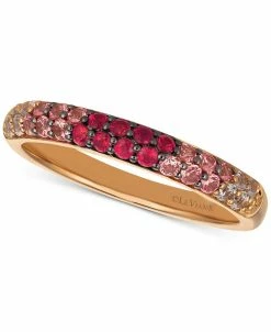 Le Vian Strawberry Layer Cake Multi-Gemstone (1/2 Ct. T.w.) Ring In 14k Rose Gold