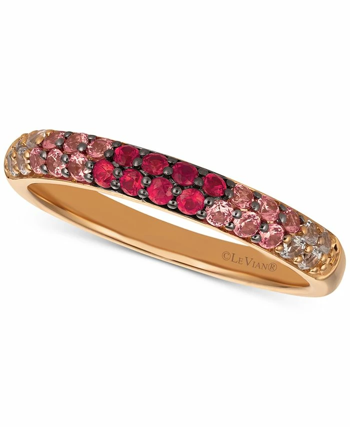 Le Vian Strawberry Layer Cake Multi-Gemstone (1/2 Ct. T.w.) Ring In 14k Rose Gold 1 Le Vian Strawberry Layer Cake Multi-Gemstone (1/2 Ct. T.w.) Ring In 14k Rose Gold