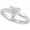 Macy's Diamond Heart-Cut Solitaire Engagement Ring (1 Ct. T.w.) In 14k White Or Yellow Gold