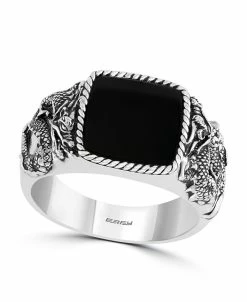 EFFY Collection ® Men's Onyx (11mm) Ring In Sterling Silver