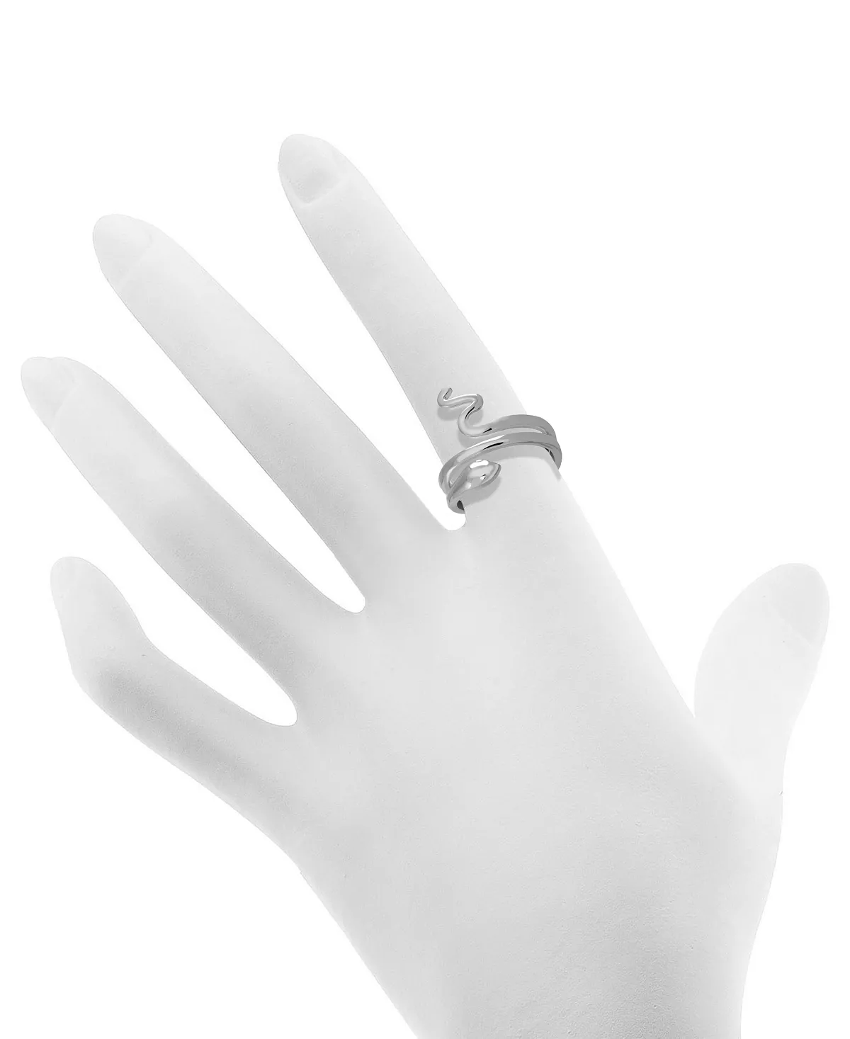And Now This Snake Coil Ring In Silver-Plate 2 And Now This Snake Coil Ring In Silver-Plate - Image 2