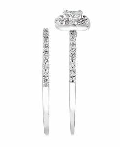 Macy's Diamond Halo Bridal Set (1/2 Ct. T.w.) In 14k White Gold 10 Macy's Diamond Halo Bridal Set (1/2 Ct. T.w.) In 14k White Gold -rings shop 14742767 fpx