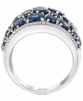 EFFY Collection ® Sapphire (6-5/8 Ct. T.w.) & Diamond (1/5 Ct. T.w.) Statement Ring In 14k White Gold 5 EFFY Collection ® Sapphire (6-5/8 Ct. T.w.) & Diamond (1/5 Ct. T.w.) Statement Ring In 14k White Gold - Image 5
