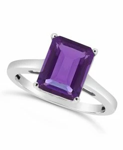 Macy's Amethyst (3-1/10 Ct. T.w.) Ring In Sterling Silver.