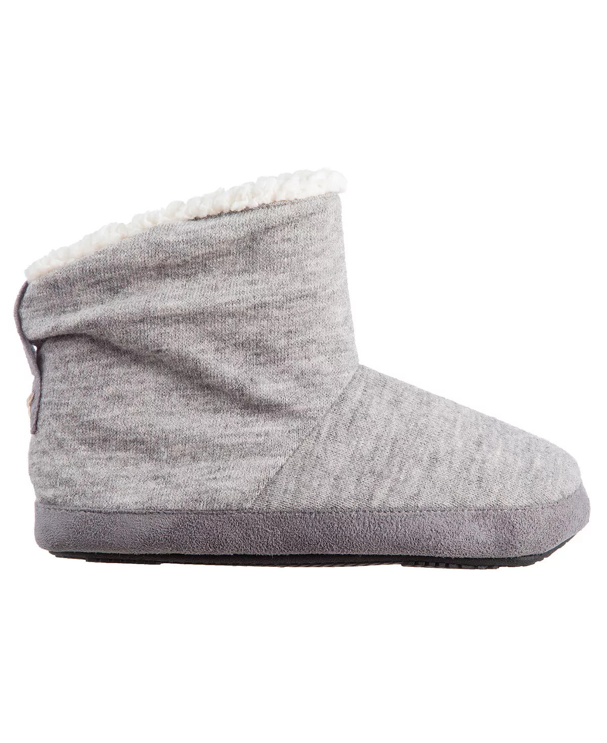Isotoner Signature Women's Microsuede And Heathered Knit Marisol Boot Slipper, Online Only 10 Isotoner Signature Women's Microsuede And Heathered Knit Marisol Boot Slipper, Online Only - Image 10
