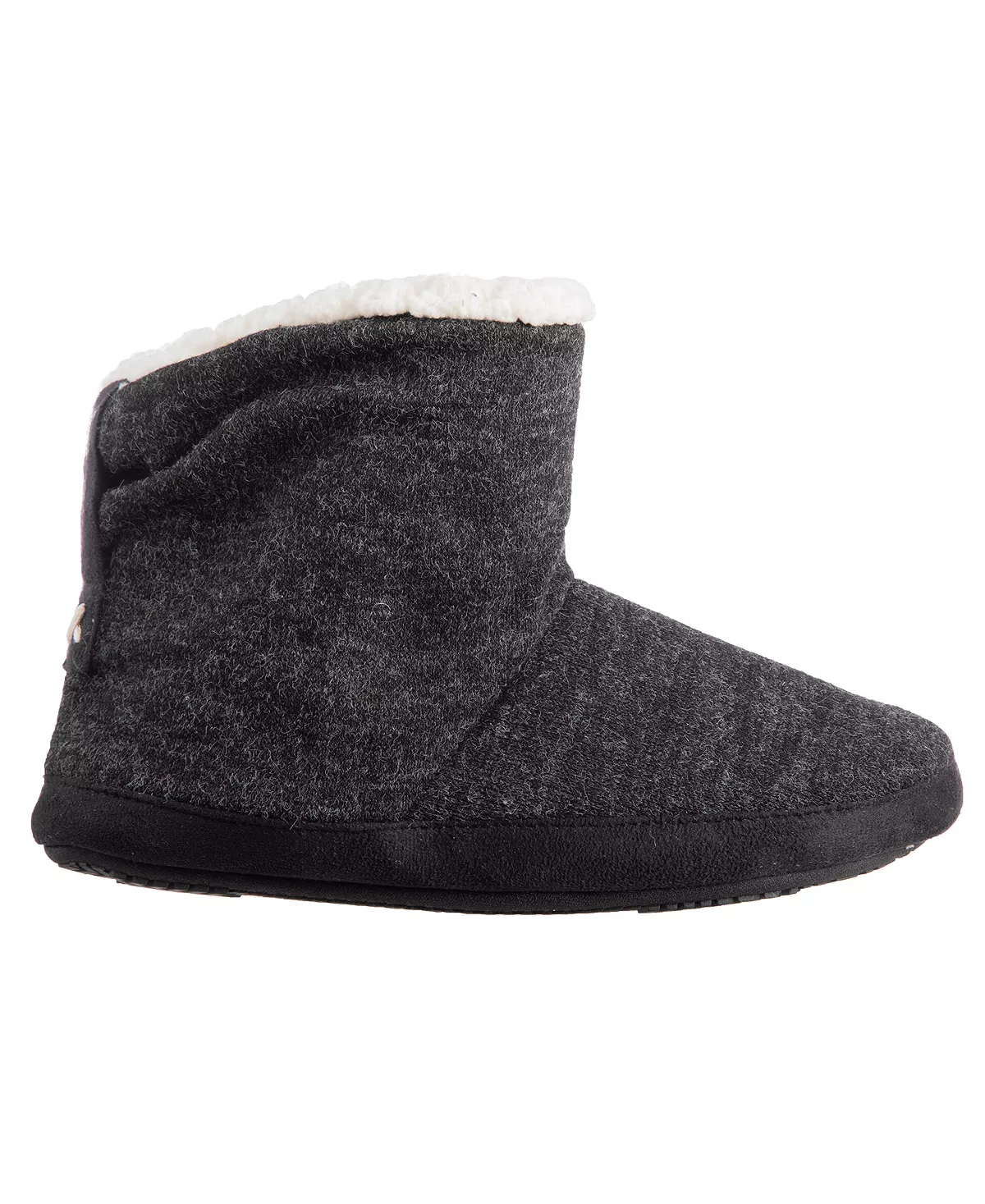 Isotoner Signature Women's Microsuede And Heathered Knit Marisol Boot Slipper, Online Only 9 Isotoner Signature Women's Microsuede And Heathered Knit Marisol Boot Slipper, Online Only - Image 9