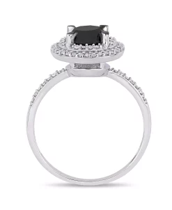 Macy's Black And White Diamond (1 5/8 Ct. T.w.) Double Halo Engagement Ring In 14k White Gold 8 Macy's Black And White Diamond (1 5/8 Ct. T.w.) Double Halo Engagement Ring In 14k White Gold -rings shop 16139726 fpx