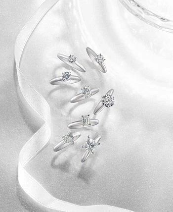 Macy's Diamond Heart-Cut Solitaire Engagement Ring (1 Ct. T.w.) In 14k White Or Yellow Gold 5 Macy's Diamond Heart-Cut Solitaire Engagement Ring (1 Ct. T.w.) In 14k White Or Yellow Gold - Image 5