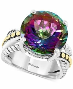 rings shop 31 EFFY Collection ® Mystic Topaz Statement Ring (12-5/8 Ct. T.w.) Ring In Sterling Silver & 18k Gold