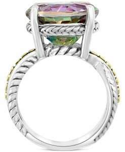 EFFY Collection ® Mystic Topaz Statement Ring (12-5/8 Ct. T.w.) Ring In Sterling Silver & 18k Gold -rings shop 16787928 fpx