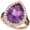 Le Vian Grape Amethyst (6-3/8 Ct. T.w.) & Diamond (1 Ct. T.w.) Ring In 14k Rose Gold