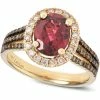 Le Vian Raspberry Rhodolite® (2 Ct. T.w.) And Diamond (5/8 Ct. T.w.) Ring In 14k Rose Gold