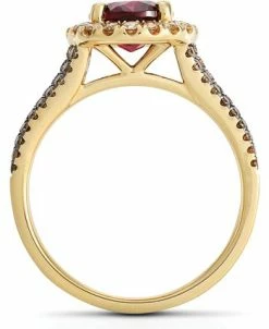 Le Vian Raspberry Rhodolite® (2 Ct. T.w.) And Diamond (5/8 Ct. T.w.) Ring In 14k Rose Gold -rings shop 17158819 fpx