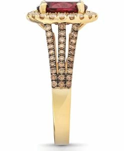 Le Vian Raspberry Rhodolite® (2 Ct. T.w.) And Diamond (5/8 Ct. T.w.) Ring In 14k Rose Gold -rings shop 17158835 fpx