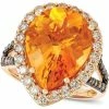 Le Vian Cinnamon Citrine (6-3/8 Ct. T.w.) & Diamond (1 Ct. T.w.) Ring In 14k Rose Gold