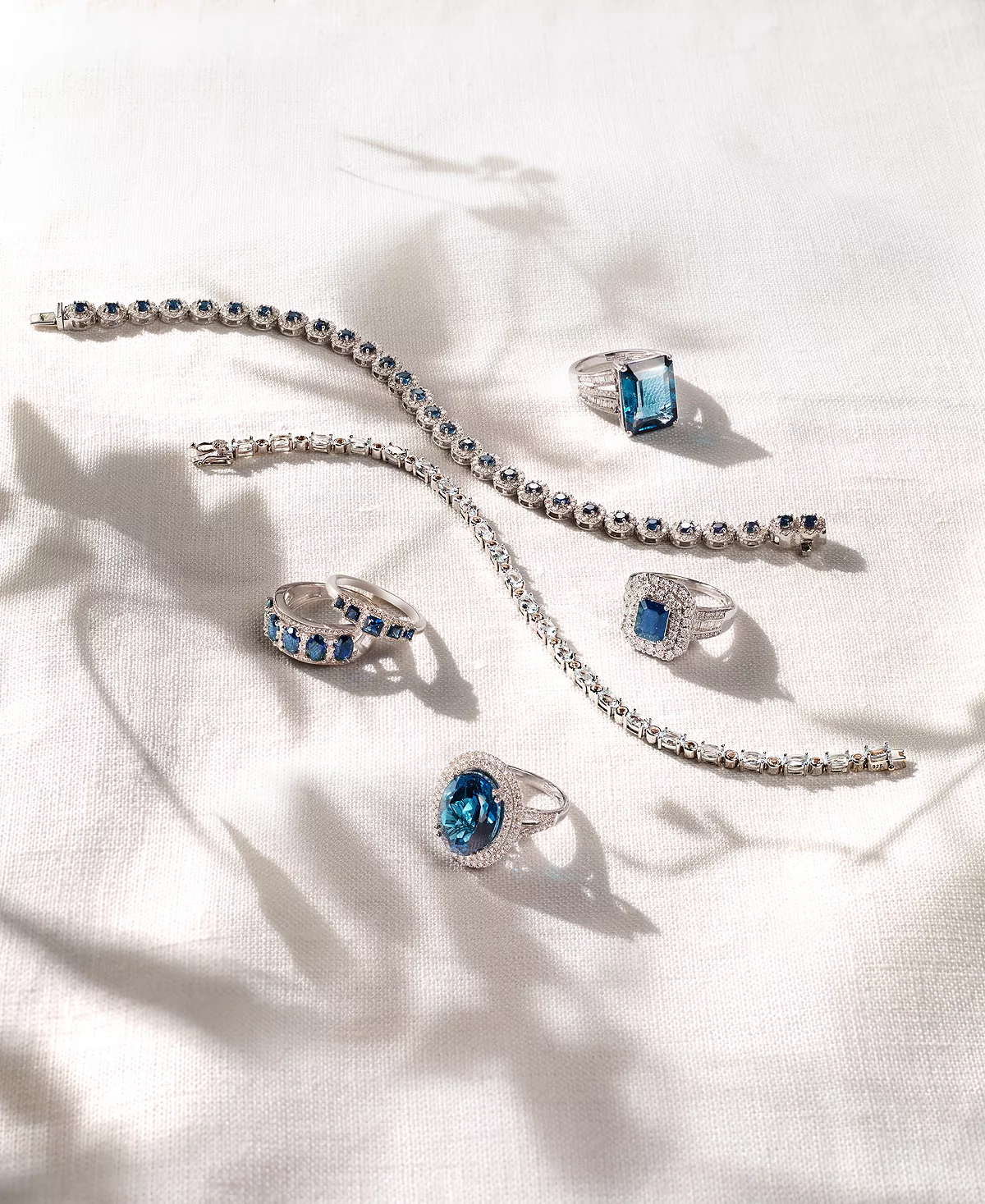 EFFY Collection ® Tanzanite (1-1/3 Ct. T.w) And Diamond (1/2 Ct. T.w) Ring In 14K White Gold (Also Available In Sapphire) 4 EFFY Collection ® Tanzanite (1-1/3 Ct. T.w) And Diamond (1/2 Ct. T.w) Ring In 14K White Gold (Also Available In Sapphire) - Image 4