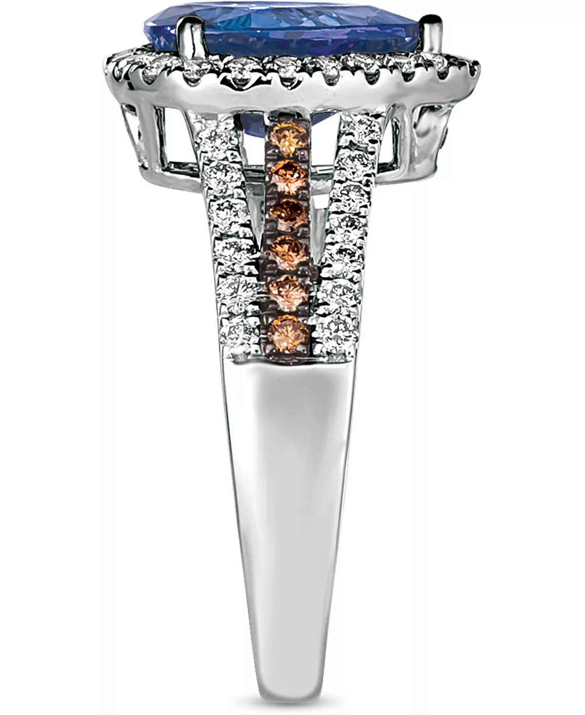 Le Vian Blueberry Tanzanite (2 Ct. T.w.) & Diamond (5/8 Ct. T.w.) Ring In 14k White Gold (Also Available In 14K Rose Gold And 14K Gold) 6 Le Vian Blueberry Tanzanite (2 Ct. T.w.) & Diamond (5/8 Ct. T.w.) Ring In 14k White Gold (Also Available In 14K Rose Gold And 14K Gold) - Image 6