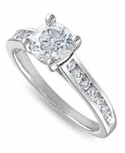 Macy's Diamond (1-1/2 Ct. T.w.) Channel-Set Bridal Set In 14K White, Yellow Or Rose Gold 14 Macy's Diamond (1-1/2 Ct. T.w.) Channel-Set Bridal Set In 14K White, Yellow Or Rose Gold -rings shop 17442522 fpx