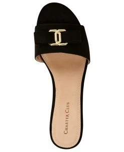 Charter Club Tessaa Dress Slide Sandals, Created For Macy's -rings shop 17783448 fpx