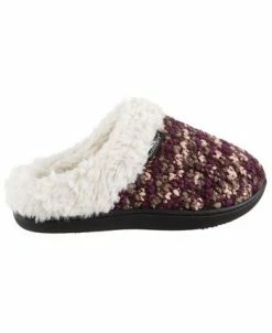 Isotoner Signature Women's Sweater Chunky Knit Amanda Hoodback Slippers -rings shop 17835316 fpx
