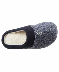 Isotoner Signature Women's Heathered Knit Jessie Hoodback Slippers -rings shop 17835410 fpx