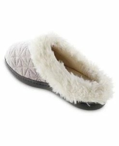 Isotoner Signature Women's Quilted Jersey Bridget Hoodback Eco Comfort Slippers -rings shop 17835820 fpx