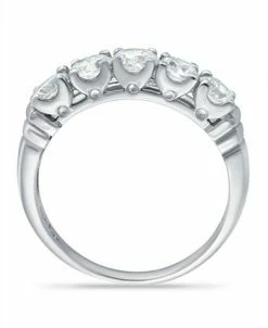 Macy's Cubic Zirconia Round 5 Stone Silver Plate Ring Or 18K Gold Plate 7 Macy's Cubic Zirconia Round 5 Stone Silver Plate Ring Or 18K Gold Plate -rings shop 17856165 fpx