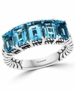 EFFY Collection ® Blue Topaz Statement Ring (2-7/8 Ct. T.w.) In Sterling Silver