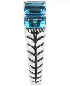 EFFY Collection ® Blue Topaz Statement Ring (2-7/8 Ct. T.w.) In Sterling Silver -rings shop 17957834 fpx