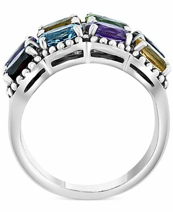 EFFY Collection ® Multi-Gemstone Oval Double Row Statement Ring (4-1/2 Ct. T.w.) In Sterling Silver 2 EFFY Collection ® Multi-Gemstone Oval Double Row Statement Ring (4-1/2 Ct. T.w.) In Sterling Silver - Image 2