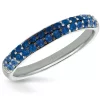 Le Vian Ombré Sapphire Band (1/2 Ct. T.w.) In 14k White Gold