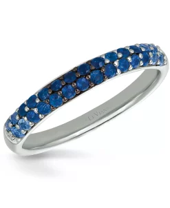 Le Vian Ombré Sapphire Band (1/2 Ct. T.w.) In 14k White Gold