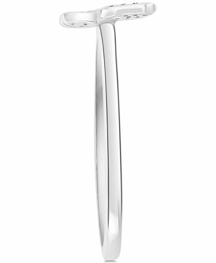 EFFY Collection ® Diamond Butterfly Ring (1/10 Ct. T.w.) In Sterling Silver Or 14k Gold-Plated Sterling Silver 4 EFFY Collection ® Diamond Butterfly Ring (1/10 Ct. T.w.) In Sterling Silver Or 14k Gold-Plated Sterling Silver - Image 4