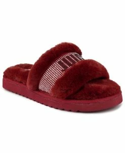 Juicy Couture Women's Halo Faux Fur Slippers