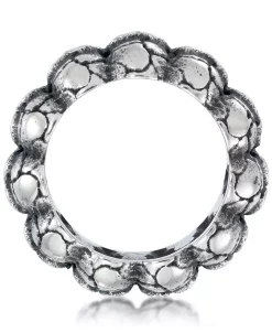 Andrew Charles By Andy Hilfiger Men's Multi Skull Ring In Oxidized Stainless Steel -rings shop 18414854 fpx