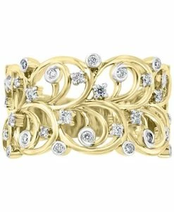 EFFY Collection ® Diamond Filigree Openwork Statement Ring (1/4 Ct. T.w.) In 14k Gold -rings shop 18482964 fpx