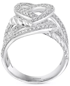 EFFY Collection ® Diamond Openwork Statement Ring (1 Ct. T.w.) In 14k White Gold -rings shop 18483714 fpx