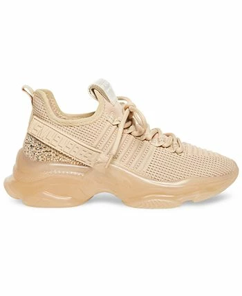 Steve Madden Women's Maxima Rhinestone-Trim Trainer Sneakers 2 Steve Madden Women's Maxima Rhinestone-Trim Trainer Sneakers - Image 2