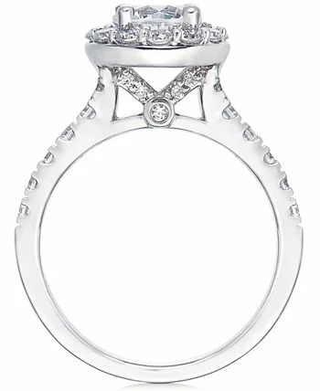 Macy's Diamond Halo Bridal Set (2 Ct. T.w.) In 14k White Or Yellow Gold 3 Macy's Diamond Halo Bridal Set (2 Ct. T.w.) In 14k White Or Yellow Gold - Image 3