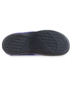 Isotoner Signature Women's Micro Terry Sport Hoodback Slippers -rings shop 18914469 fpx