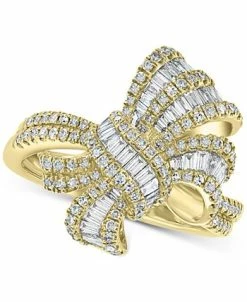 EFFY Collection ® Diamond Baguette Ribbon Statement Ring (3/4 Ct. T.w.) In 14k Gold -rings shop 19087292 fpx