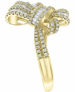 EFFY Collection ® Diamond Baguette Ribbon Statement Ring (3/4 Ct. T.w.) In 14k Gold -rings shop 19087293 fpx