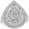 EFFY Collection ® Diamond Teardrop Cluster Ring (1-7/8 Ct. T.w.) In 14k White Gold